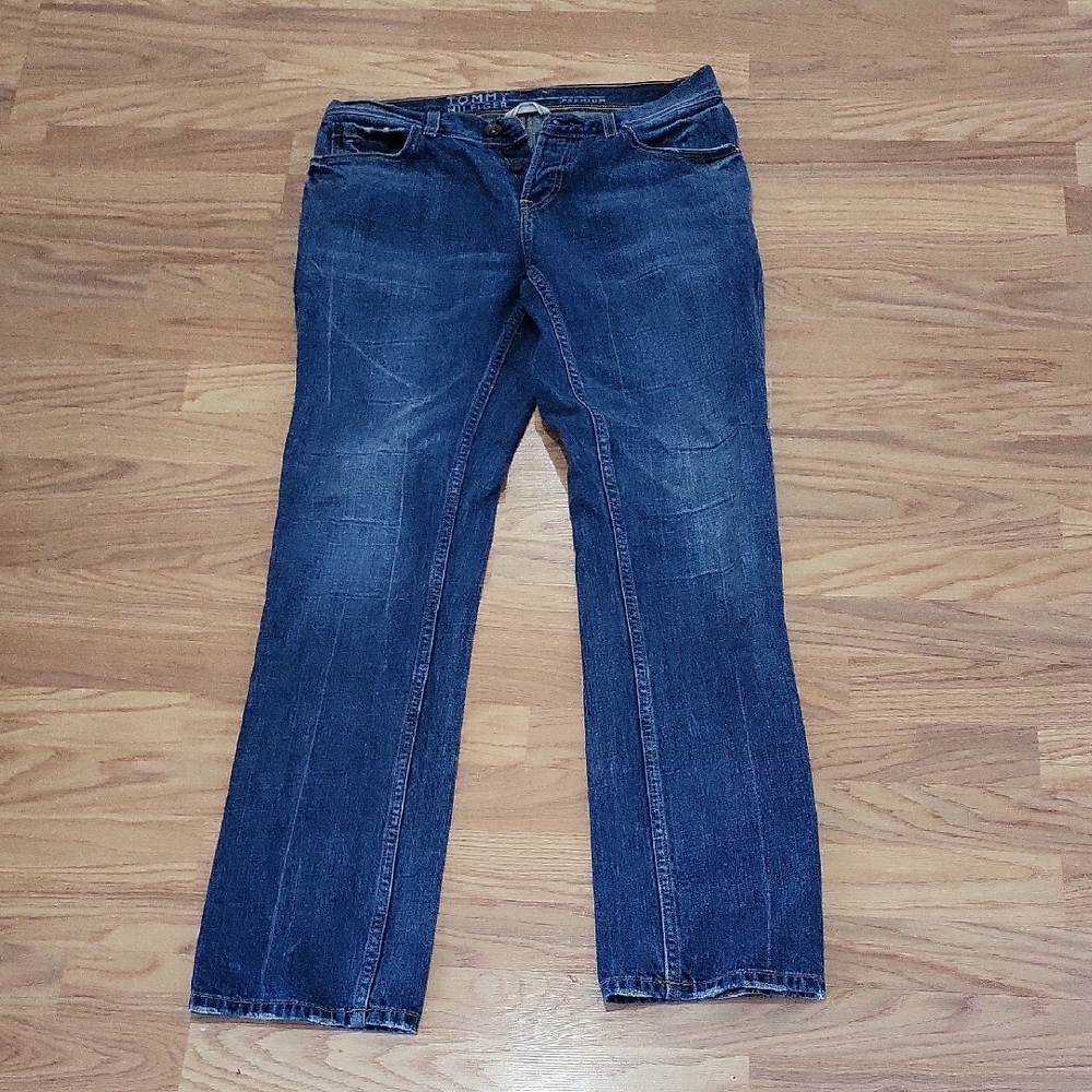 Tommy Hilfiger Men's Slim Straight Blue Jeans